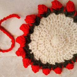 Red Flower Coaster 