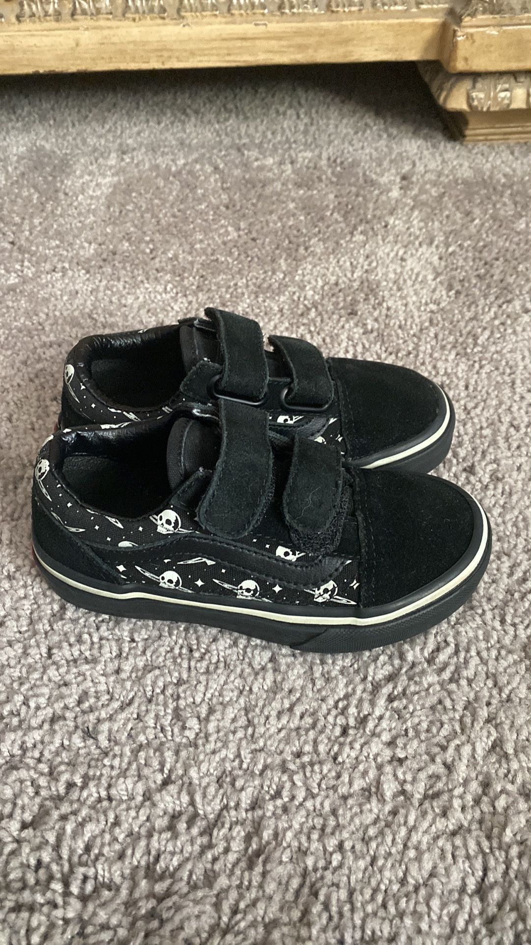 Black Suede Vans Oldskool Sk8 Sneakers Size 10.5
