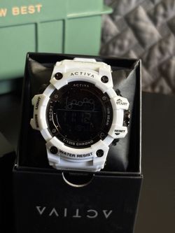 Activa X Invicta White and Black Digital Sport Watch