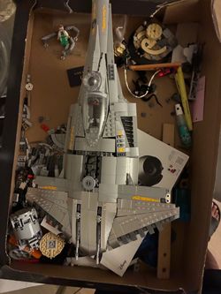 Mando ship unfinished, all pieces included
