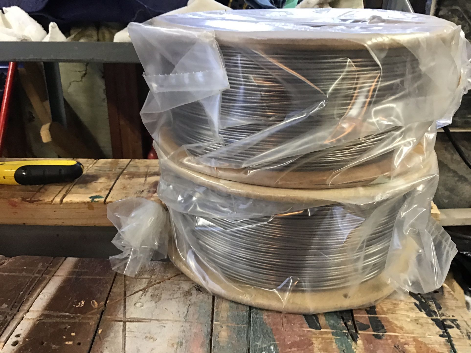 WELDING FLUXCORE 5/64” E71T-11 FABSHIELD. HOBART SP S 222125 20 POUND ROLL ELMHURST, IL. 60126