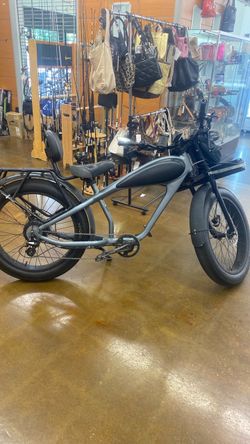 Chopper-Style Electric Fat Tire Bike