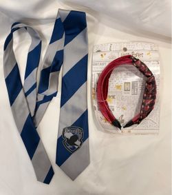 Harry Potter Ravenclaw tie and Gryffindor Headband bundle