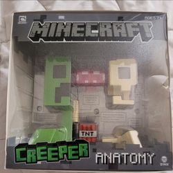 Minecraft Toys R Us Exclusive Creeper Anatomy Jinx Mojang 8” Action Figure Toy