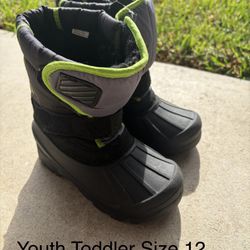 Toddler Kids Winter Boots Size 12