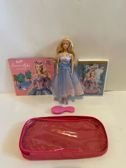 Very collectible Barbie as Odette Swan Lake ballerina doll with book & DVD