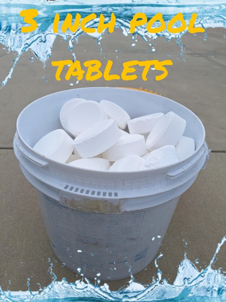3 Inch POOL Tablets. 