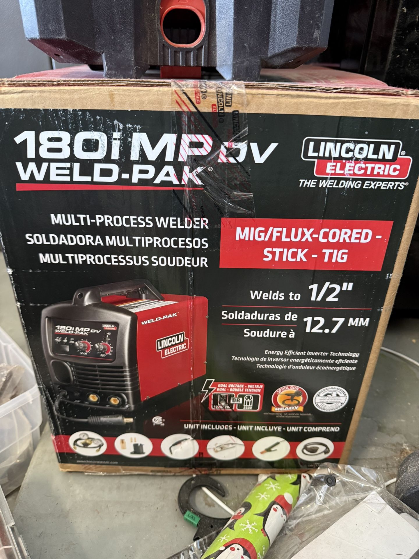 Brand New Lincoln Welder 180i MP DV