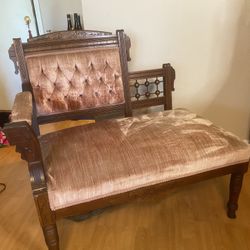 Antique Love Seat chair