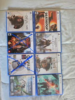 Selling PS5 games complete in box