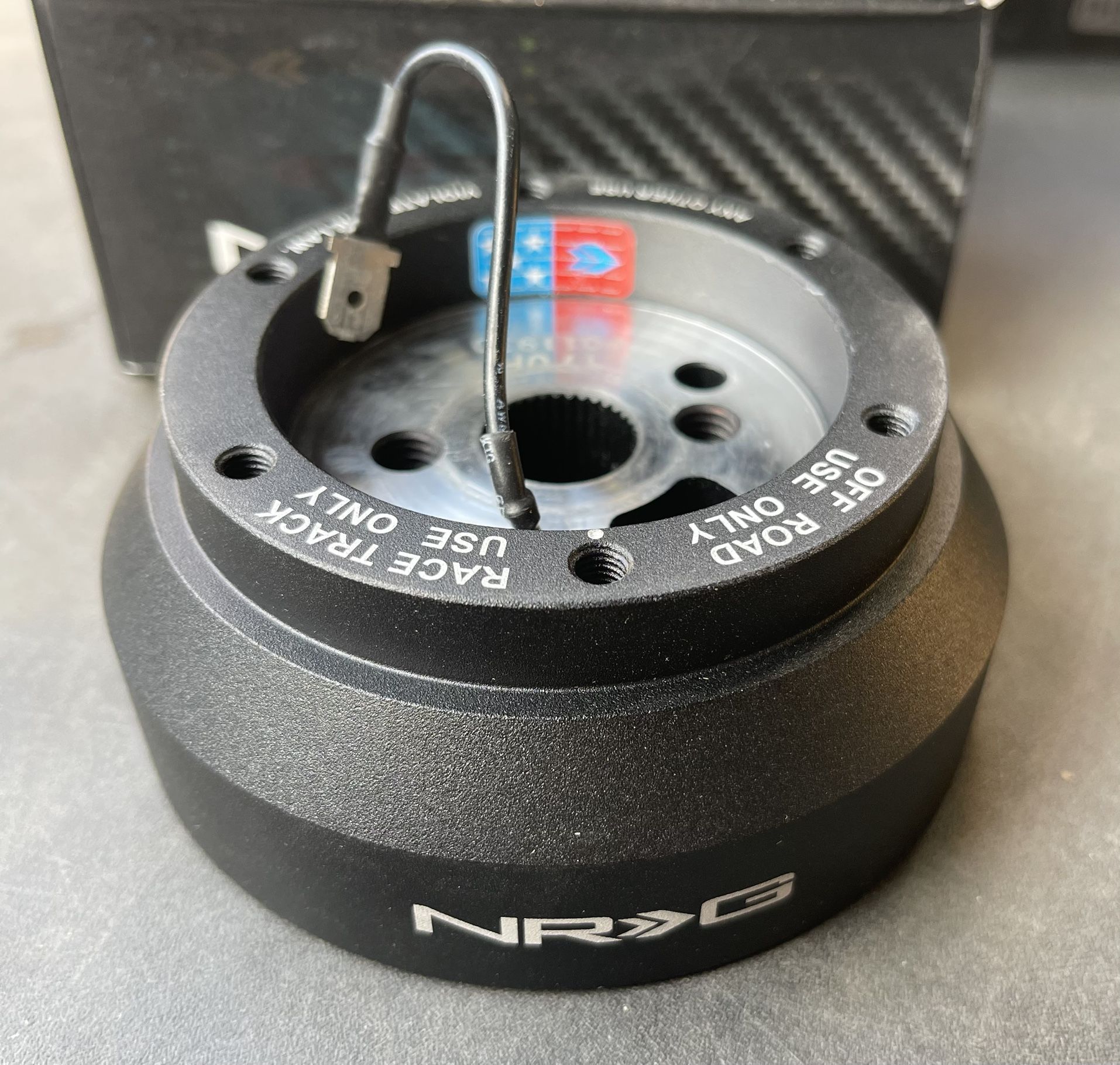 NRG Steering Wheel 6-Hole Aluminum Short Hub Adapter For Jeep Dodge Chevy Srk-170H