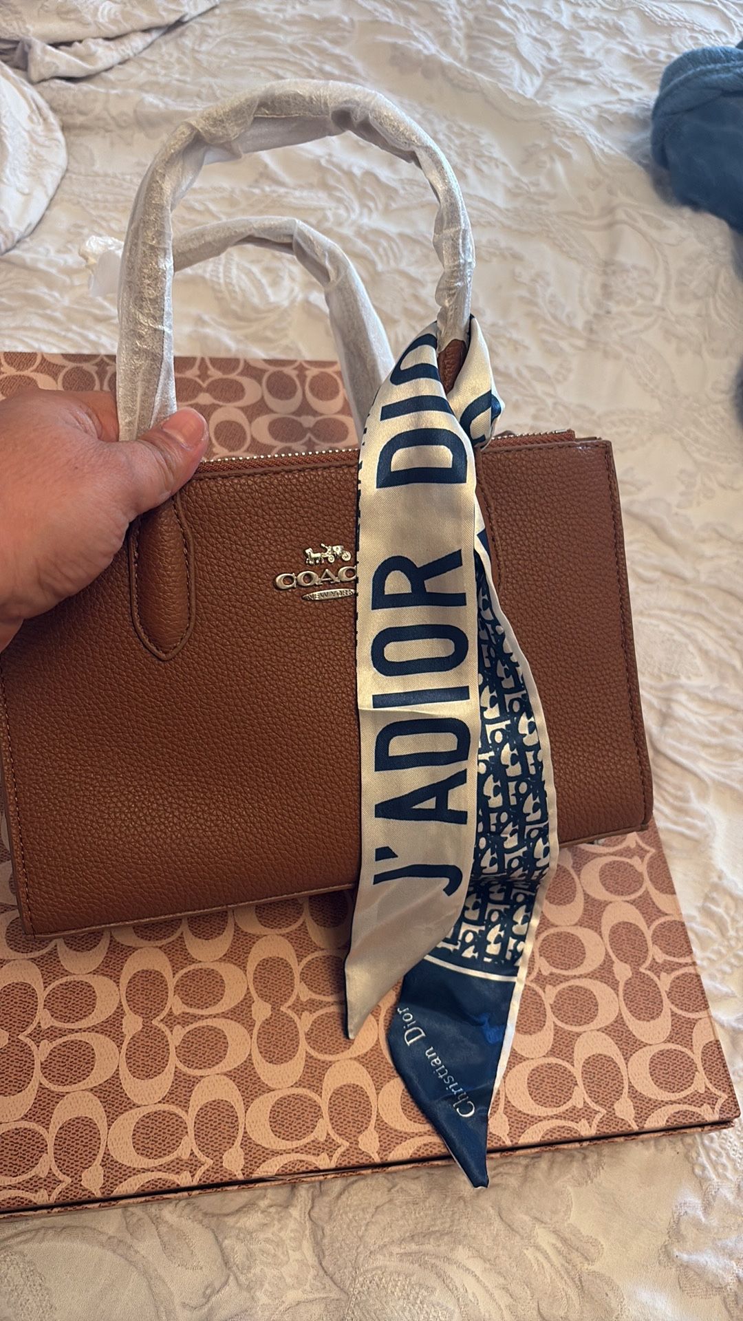 Hand Bag Color Coffee