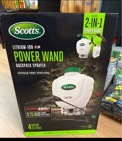 Scotts Lithium-Ion Power Wand Backpack Sprayer
