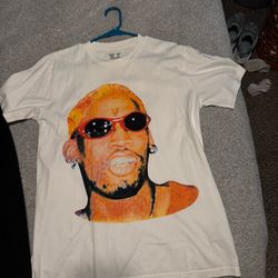 Vlone X Dennis Rodman Vintage White Tee