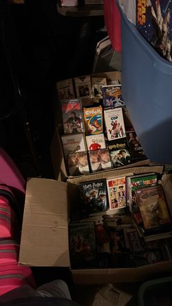 VCR and same dvd movie. Three boxes