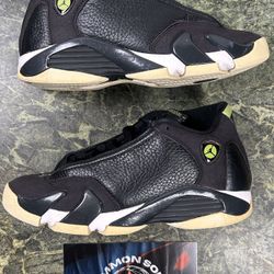 Jordan 14 Retro Indiglo (2016) (GS) -  Size 4.5Y Preowned /Beat No Box Authentic