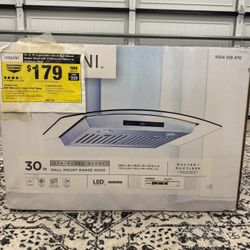 “30” Vissani Stainless Steel Wall Mount Range Hood