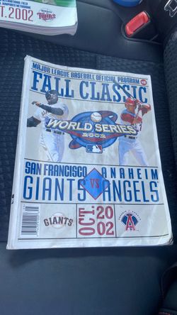 2002 MLB World Series Official Program