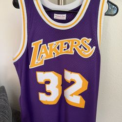 Magic Johnson Lakers Jersey Large 