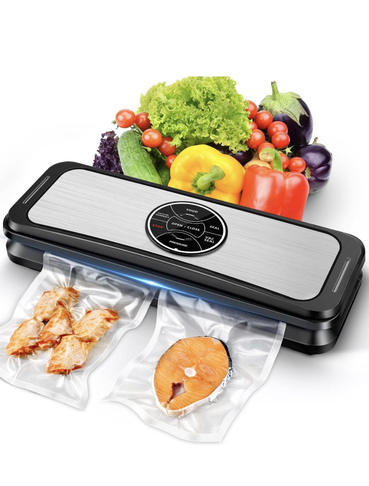Vacuum Sealer Machine,Automatic Food Vacuum Sealer, Easy to Use,