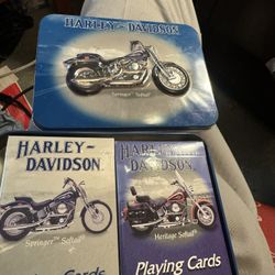 Collector’s Harley Davidson Springer Softail Card Set 