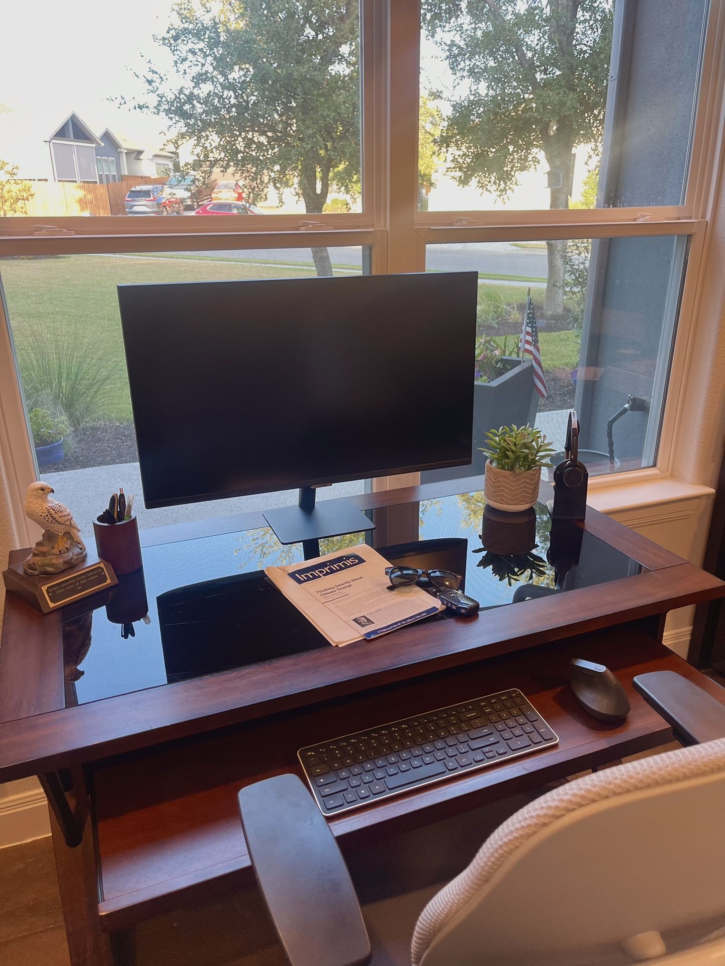 Office Desk - Whalen Furniture, Cherry Brown (Originally $320)