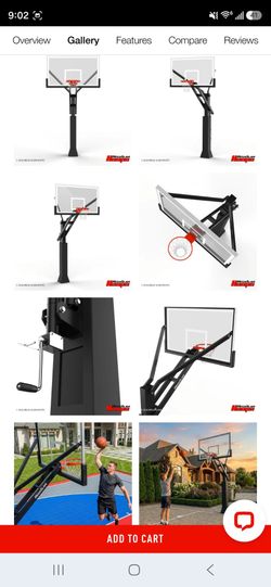 Professional basketball court used