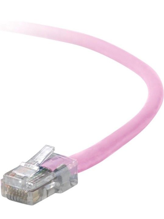 Belkin CAT5E Snagless Patch Cable RJ45M/RJ45M; 10 Pink