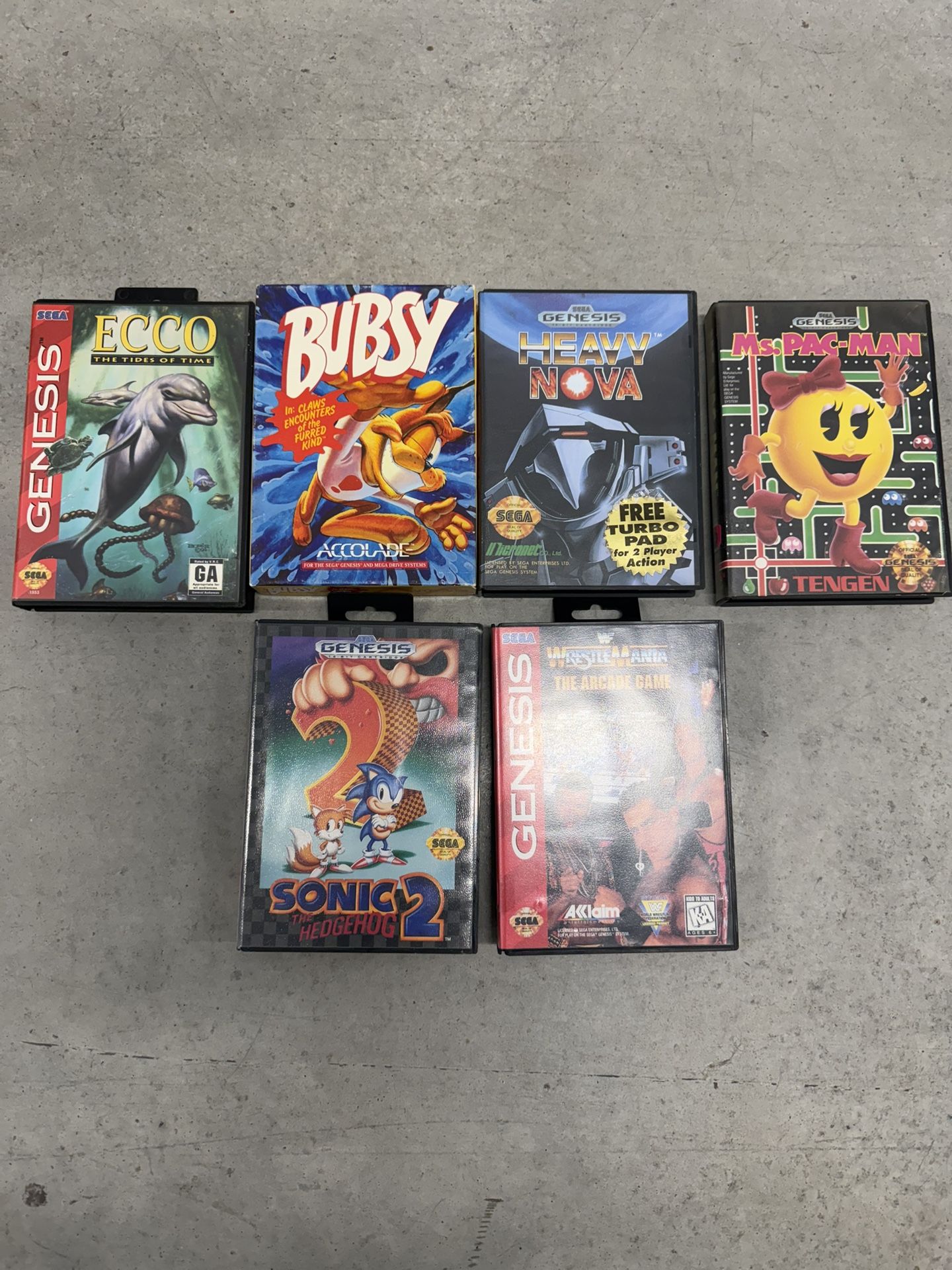 Complete Inbox, Sega, Genesis, Games