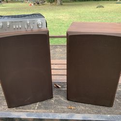 Fisher Speakers /Amplifier 