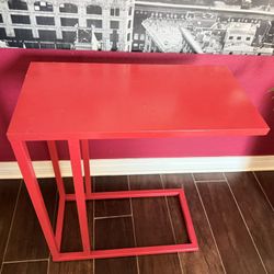 Red Side Table 