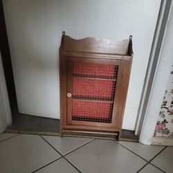 Vintage Solid Wood Spice Rack And Paper Towel Holder