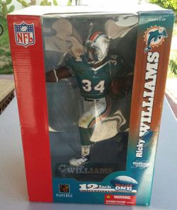 Ricky Williams rare collection figure.