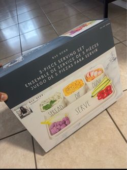 Rae Dunn 5-Piece Serving Set