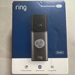 Wired Doorbell Pro (3rd Gen) - Retinal 4K Ultra-Clear Video, 10x Enhanced Zoom, Low-Light Sight Color Night Vision