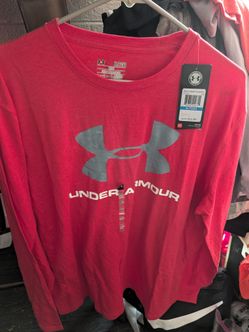 Under Armour Long Sleeve Tee - Red - XL - NWT