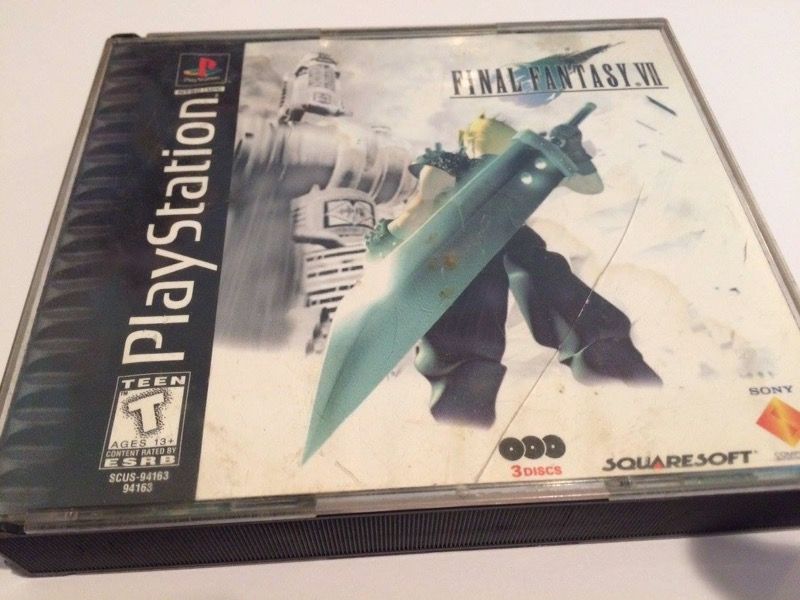 Final Fantasy VII PS1 Black Label Masterpiece Misprint