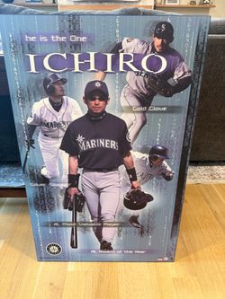 Ichiro Mariners wall art baseball