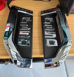 2019 OEM Ford F350 Lariat chrome side badges