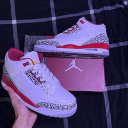 Jordan 3 Cardinal RedR
