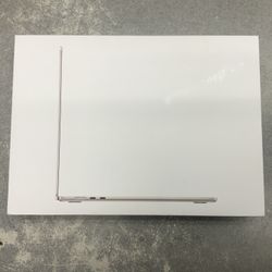 New Sealed Apple MacBook Air 2023 Laptop M2 Chip Processor 8GB RAM 256 SSD Memory Storage 15 Inch Screen Notebook Wifi Bluetooth Liquid Retina LED USB