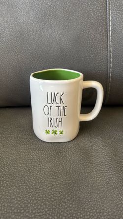 New Without Tags Rae Dunn St. Patrick’s Day Luck Of The Irish Coffee Tea Mug Cup