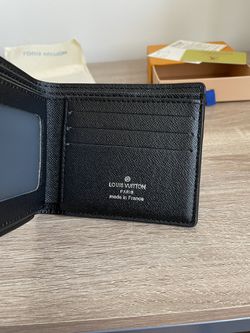 Brown LV Leather Squares Bi Fold Wallet Men for Sale in Hackensack, NJ -  OfferUp