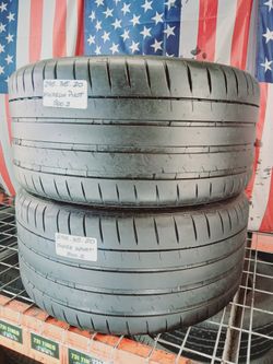 295/35R20 MICHELIN PILOT SUPER SPORT HIGH PERFORMANCE 295 35 20   GREAT USED TIRES