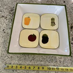 Nice 5 pc. *SERVING TRAY/PLATES* Set - Deal!