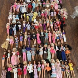 105 Vintage Barbie’s.  Kept In Perfect Shape.  $8 Each Of As A Lot 