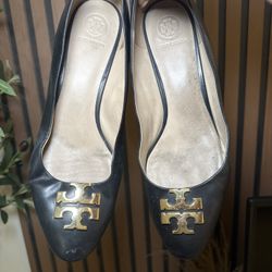 Black Tory Burch Heels Size 10