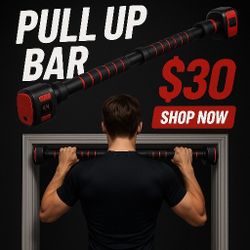 Heavy Duty Doorway Pull-Up Bar w/ Digital Rep Counter - No Screws Needed!

Price:
💪 $25 EACH Or 2 For $40 💪
(Retails $69+ Online!)
