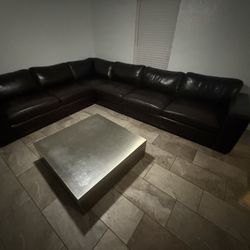 Bernhardt Leather Sofa