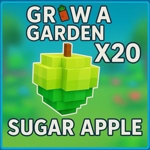 🍏 20X Sugar Apple (Roblox Grow A Garden)